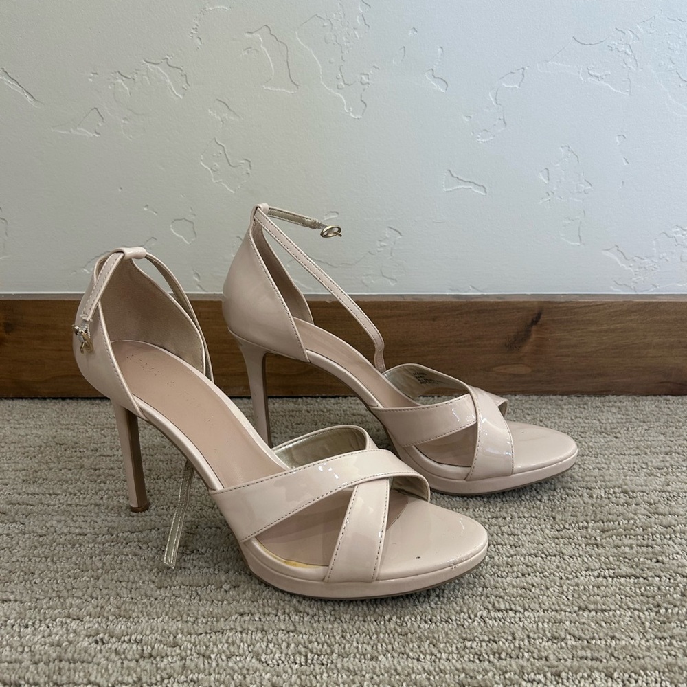 Kelly & Katie Blush Strappy Heels